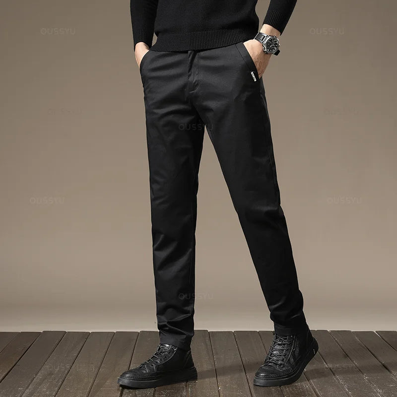New High Quality Combed Cotton Casual Pants