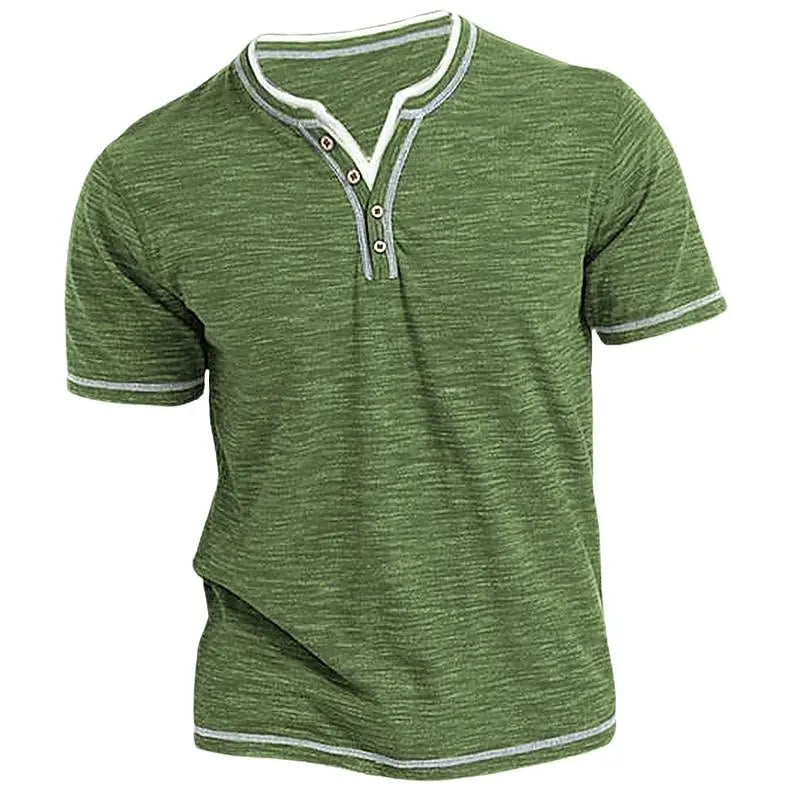 Men's Plain Shirt Round Neck T-shirt
