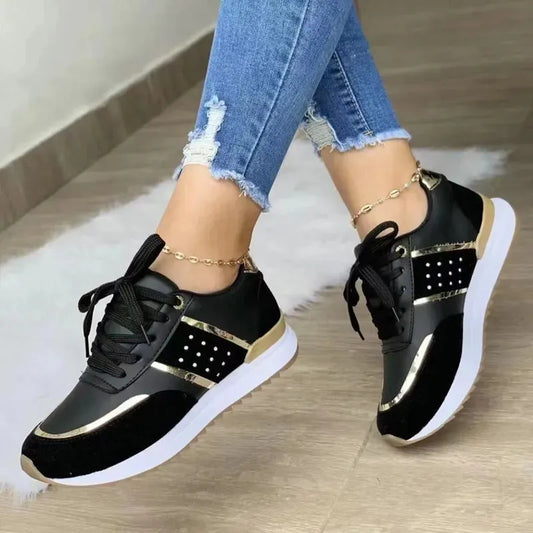Sneakers Women Shoes Lace-Up