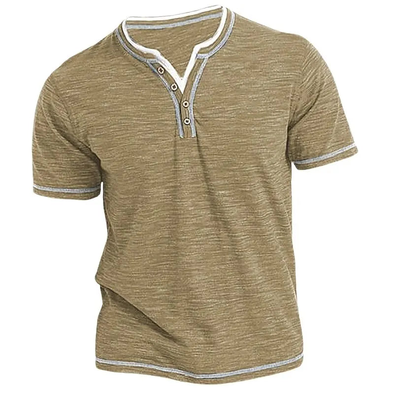 Men's Plain Shirt Round Neck T-shirt