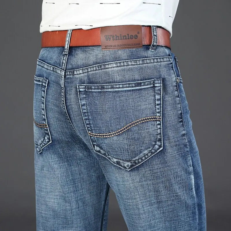 Men's Jeans Casual Straight.